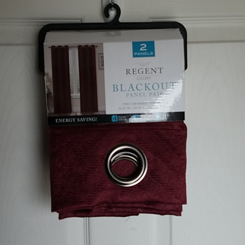 Regent Court Blackout curtain panel pair